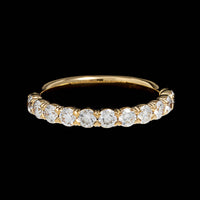 18K Yellow Gold Estate Diamond Band