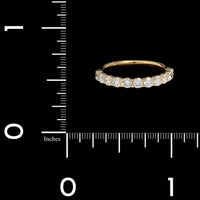 18K Yellow Gold Estate Diamond Band