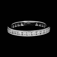 Tiffany & Co. Platinum Estate Full Circle of Diamonds Band