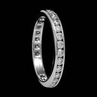 Tiffany & Co. Platinum Estate Full Circle of Diamonds Band