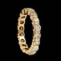 14K Yellow Gold Estate Diamond Eternity Band
