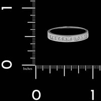 18K White Gold Estate Diamond Band