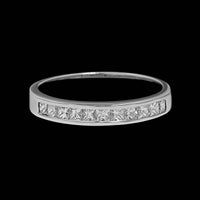 18K White Gold Estate Diamond Band