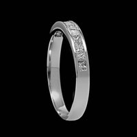 18K White Gold Estate Diamond Band