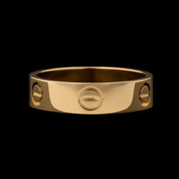 Cartier 18K Yellow Gold Estate Love Ring