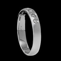 Platinum Estate Diamond Band