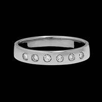 Platinum Estate Diamond Band