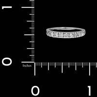 14K White Gold Estate Diamond Band
