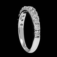14K White Gold Estate Diamond Band