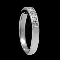 Platinum Estate Diamond Band