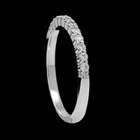 14K White Gold Estate Diamond Band