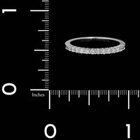 14K White Gold Estate Diamond Band