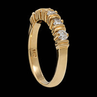 14K Yellow Gold Estate Diamond Band