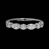 J.B. Star Platinum Estate Diamond Band
