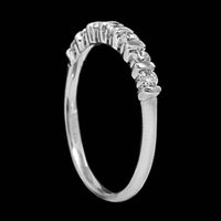 14K White Gold Estate Diamond Band
