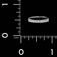 14K White Gold Estate Diamond Band
