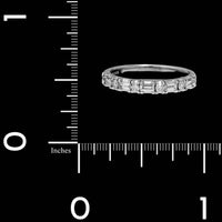 14K White Gold Estate Diamond Band