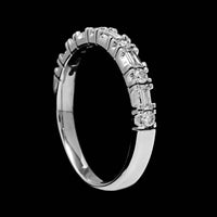 14K White Gold Estate Diamond Band