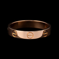 Cartier 18K Rose Gold Estate Small Model Love Ring