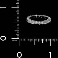 14K White Gold Estate Diamond Eternity Band