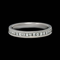 18K White Gold Estate Diamond Band