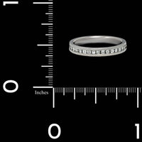18K White Gold Estate Diamond Band