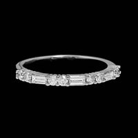 Platinum Estate Diamond Band