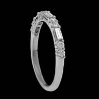 Platinum Estate Diamond Band