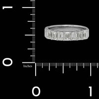 Memoire 18K White Gold Estate Diamond Band