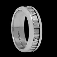Tiffany & Co. 18K White Gold Estate Atlas Band