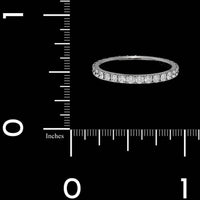 Van Cleef & Arpels 18K White Gold Estate Felicite Diamond Wedding Band