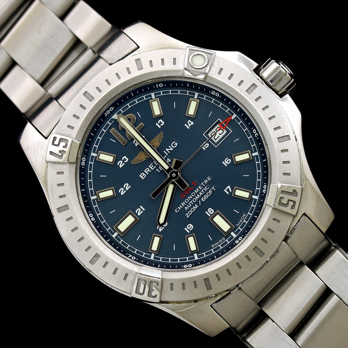 Breitling Steel Estate Colt Wristwatch