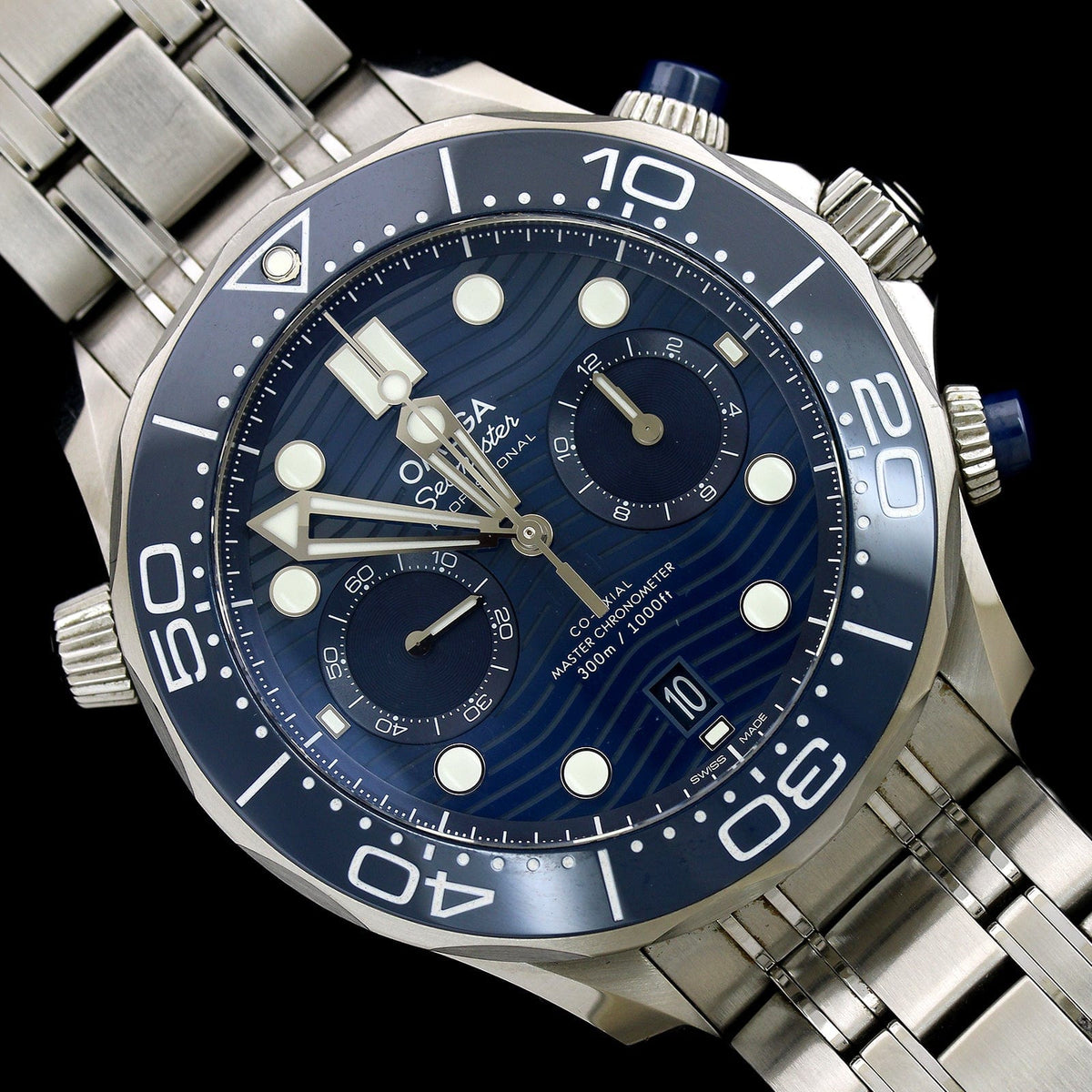 Omega Steel Estate Seamaster Diver 300 Wristwatch