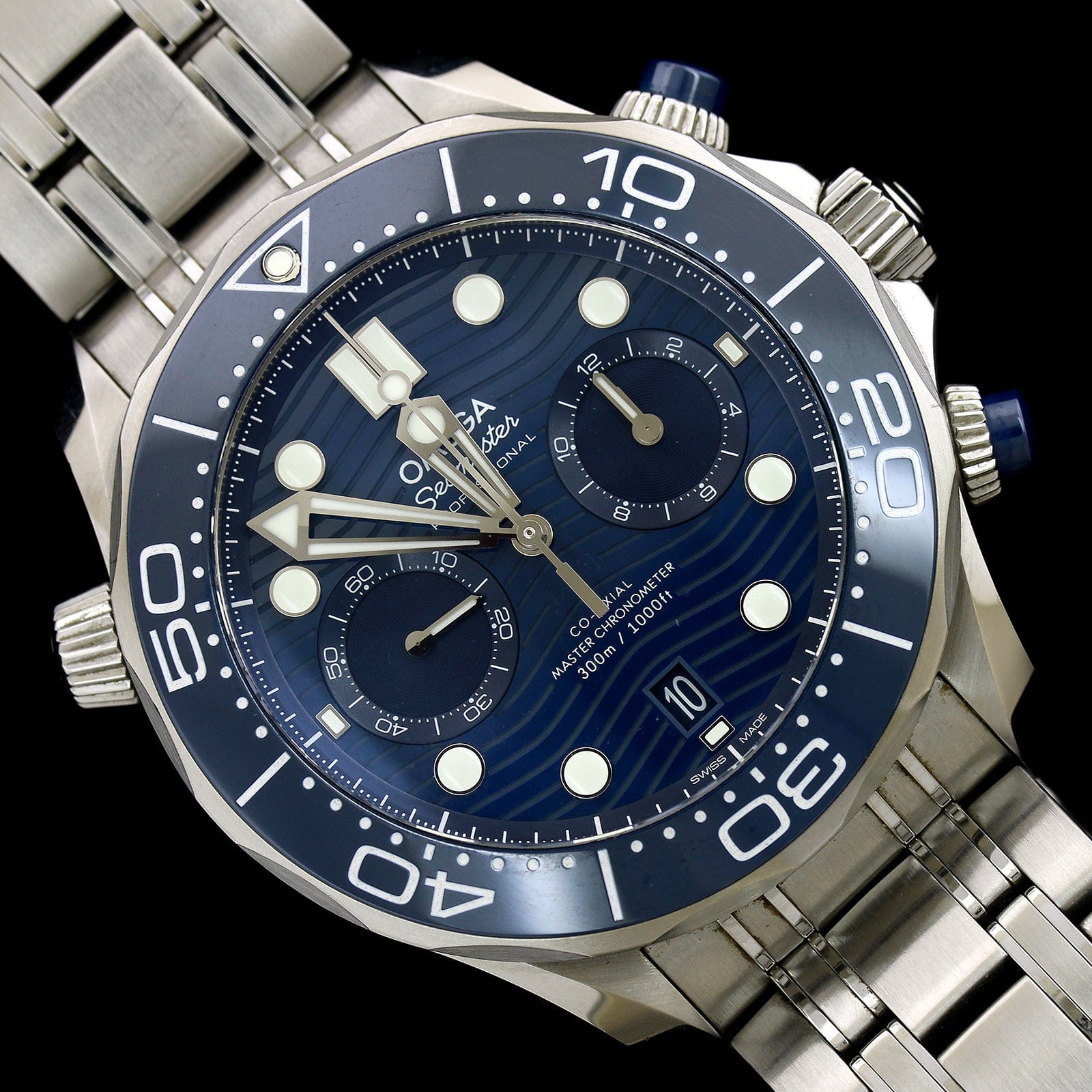 Omega Steel Estate Seamaster Diver 300 Wristwatch