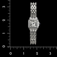 Cartier Steel Estate Panthere Wristwatch