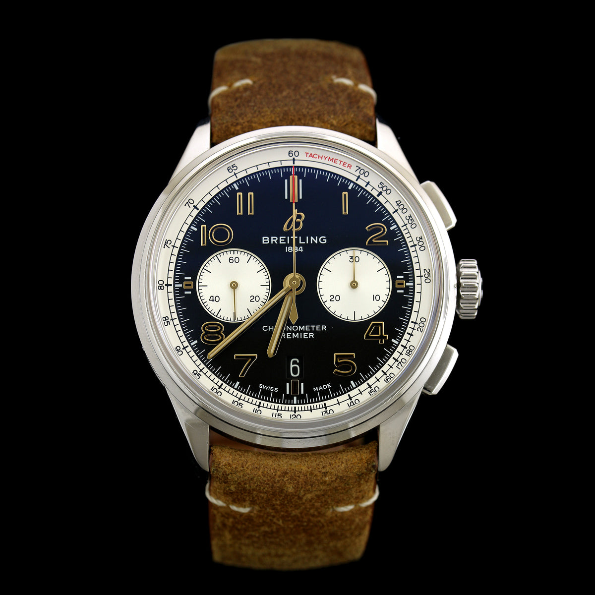 Breitling Steel Estate Premier Chronometer Wristwatch