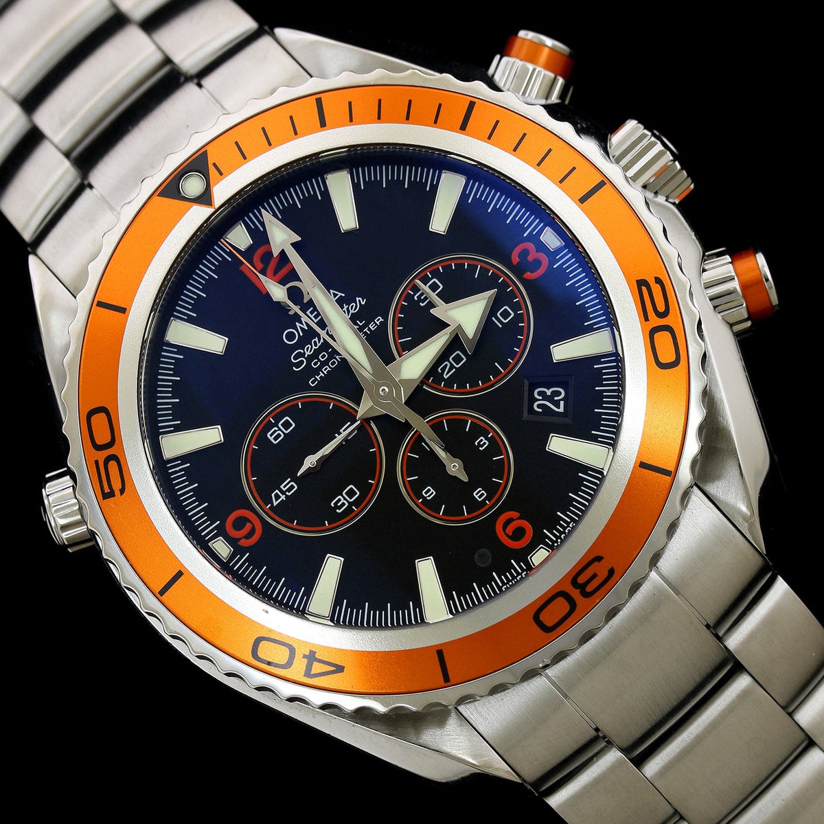 Omega Steel Estate Planet Ocean 600M Wristwatch