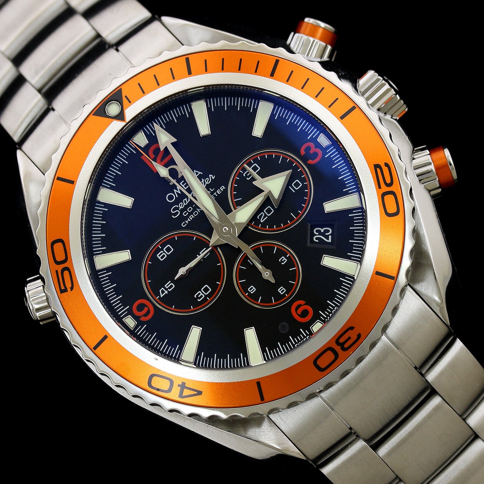 Omega Steel Estate Planet Ocean 600M Wristwatch