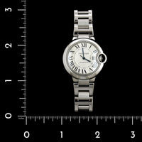 Cartier Steel Estate Ballon Bleu Wristwatch