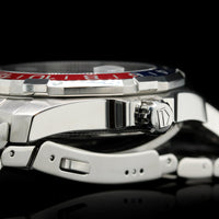 Tag Heuer Steel Estate Aquaracer GMT Wristwatch