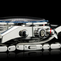 Tag Heuer Steel Estate Carrera Chronograph Wristwatch