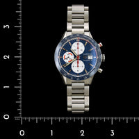 Tag Heuer Steel Estate Carrera Chronograph Wristwatch