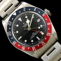 Tudor Steel Estate Black Bay GMT Wristwatch