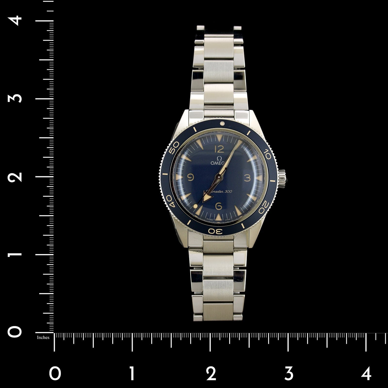 Omega Steel Estate Seamaster 300 Wristwatch