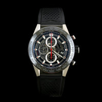 TAG Heuer Steel Estate Carrera Calibre Wristwatch