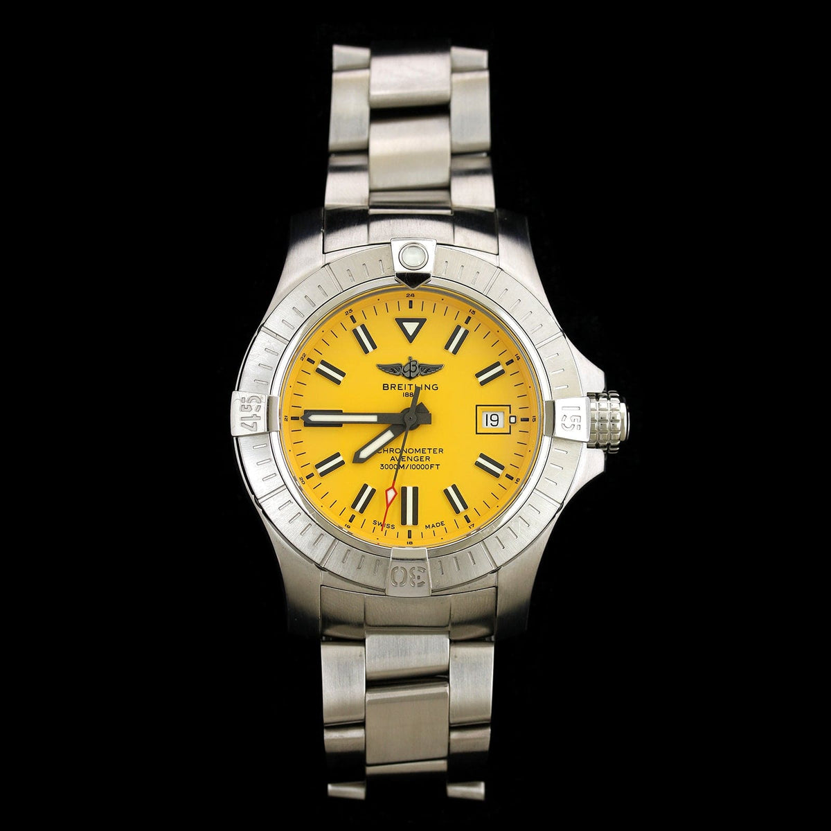 Breitling Steel Estate Avenger Seawolf Wristwatch