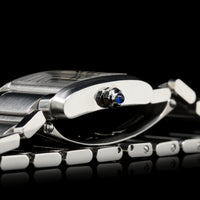 Cartier Steel Estate Tank Francaise Wristwatch