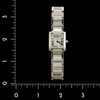 Cartier Steel Estate Tank Francaise Wristwatch