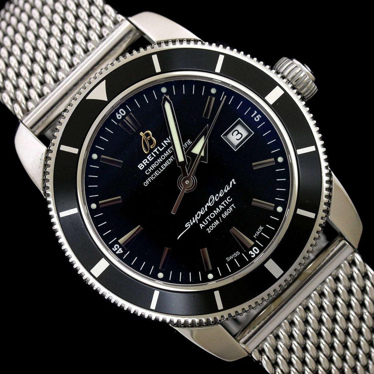 Stainless Steel Estate Breitling Superocean Heritage