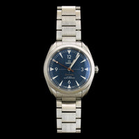 Stainless Steel Estate Omega Railmaster Blue